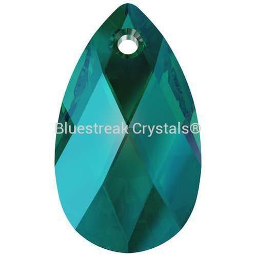 Serinity Crystal Pendants Peardrop (6106) Emerald Shimmer