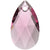 Serinity Crystal Pendants Peardrop (6106) Rose