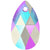 Serinity Crystal Pendants Peardrop (6106) Light Sapphire Shimmer