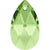 Serinity Crystal Pendants Peardrop (6106) Peridot