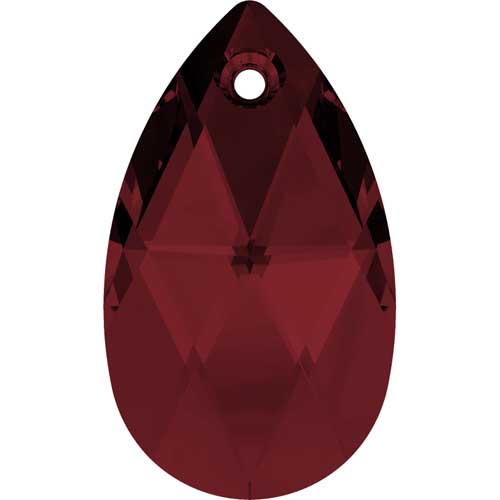 Serinity Crystal Pendants Peardrop (6106) Scarlet