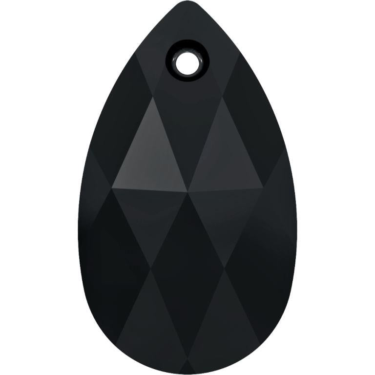 Serinity Crystal Pendants Peardrop (6106) Jet