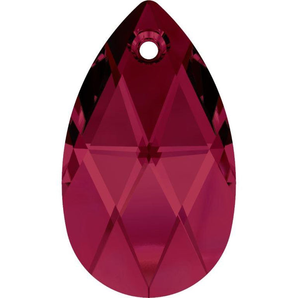 Serinity Crystal Pendants Peardrop (6106) Ruby