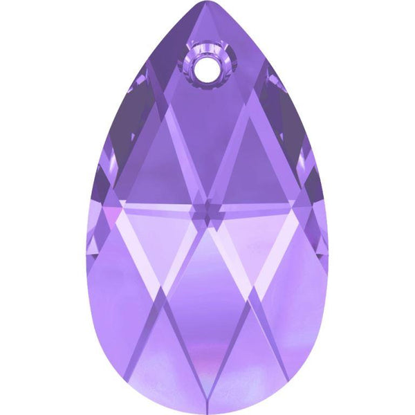 Serinity Crystal Pendants Peardrop (6106) Tanzanite