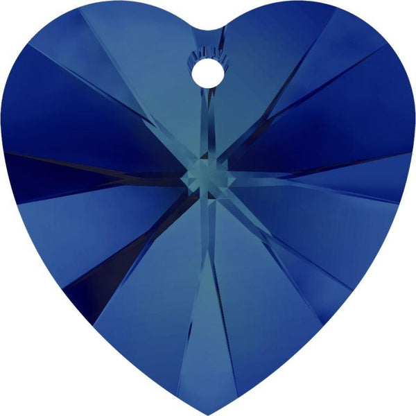 Serinity Crystal Pendants Heart (6228) Crystal Bermuda Blue