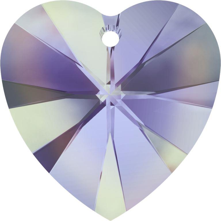 Serinity Crystal Pendants Heart (6228) Crystal Vitrail Light