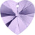 Serinity Crystal Pendants Heart (6228) Violet