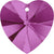 Serinity Crystal Pendants Heart (6228) Fuchsia