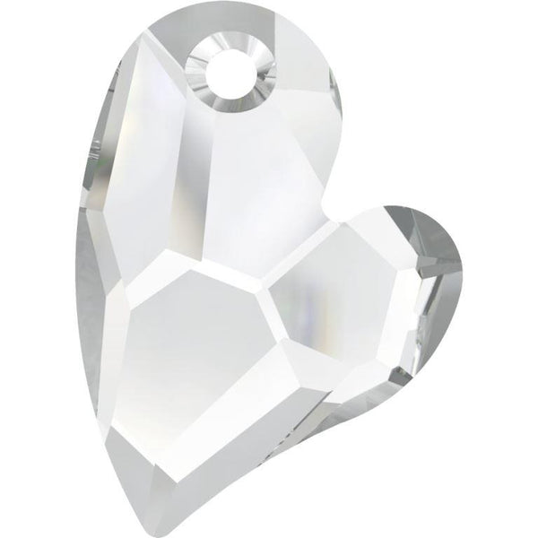 Serinity Crystal Pendants Asymmetrical Heart (6261) Crystal