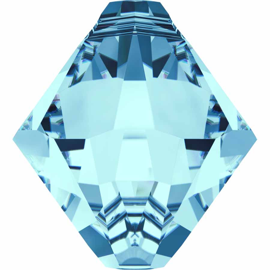 Serinity Crystal Pendants Bicone Cut (6328) Aquamarine