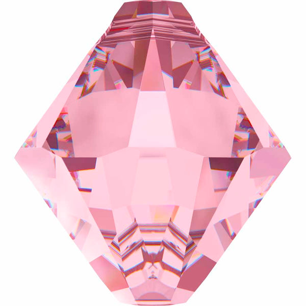 Serinity Crystal Pendants Bicone Cut (6328) Light Rose