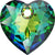 Serinity Crystal Pendants Heart Cut (6432) Crystal Vitrail Medium P