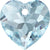 Serinity Crystal Pendants Heart Cut (6432) Aquamarine