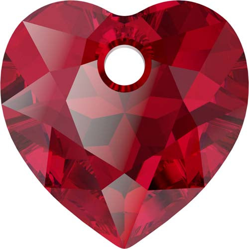 Serinity Crystal Pendants Heart Cut (6432) Siam