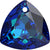 Serinity Crystal Pendants Trilliant Cut (6434) Crystal Bermuda Blue P