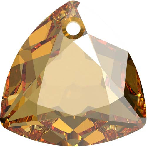 Serinity Crystal Pendants Trilliant Cut (6434) Crystal Golden Shadow