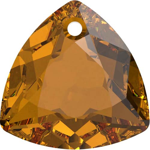 Serinity Crystal Pendants Trilliant Cut (6434) Light Amber