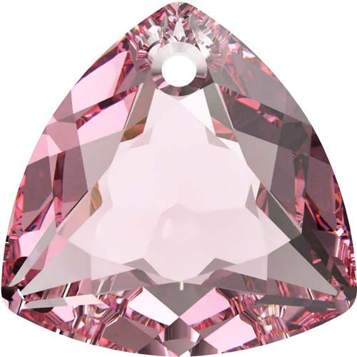 Serinity Crystal Pendants Trilliant Cut (6434) Light Rose