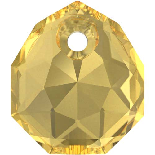 Serinity Crystal Pendants Majestic (6436) Golden Topaz