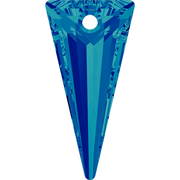 Serinity Crystal Pendants Spike (6480) Crystal Bermuda Blue P