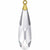 Serinity Crystal Pendants Raindrop Gold Cap (6533) Crystal