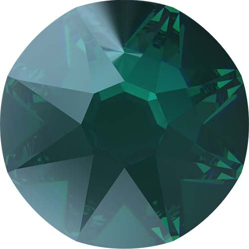 Serinity Hotfix Flat Back Crystals  (2000, 2038 & 2078) Emerald Nightfall