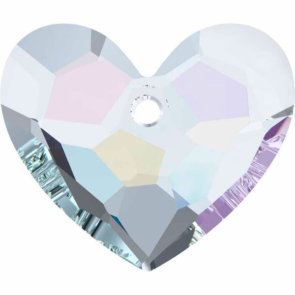 Serinity Crystal Pendants Honeycomb Heart (6264) Crystal AB