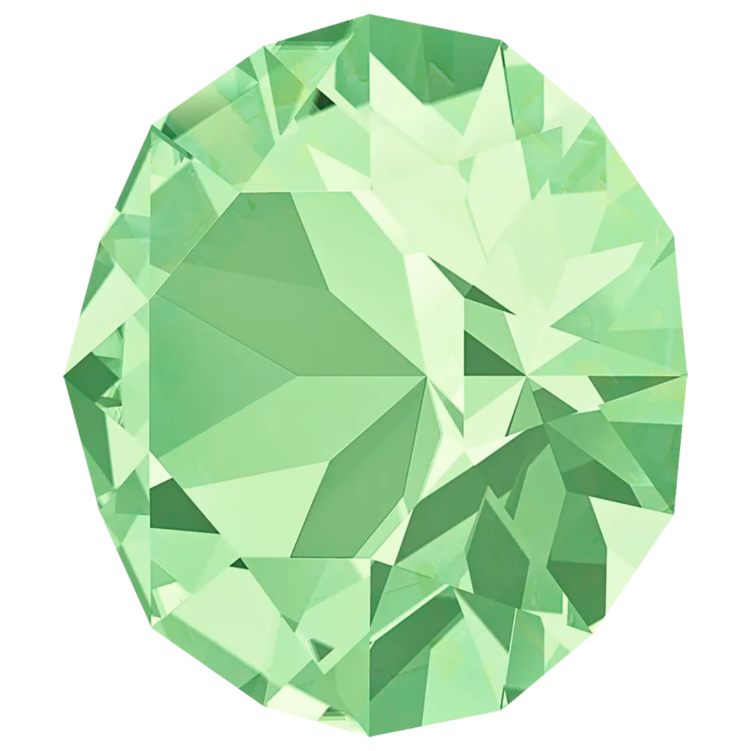 Serinity Chatons Round Stones (1028 & 1088) Chrysolite - Bluestreak Crystals