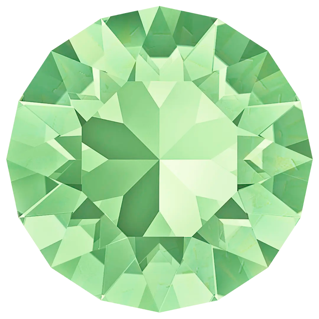 Serinity Chatons Round Stones (1028 & 1088) Chrysolite - Bluestreak Crystals