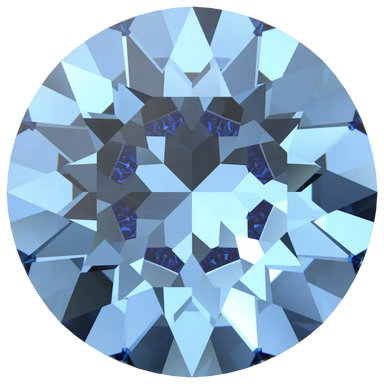 Serinity Chatons Round Stones (1028 & 1088) Cool Blue - Bluestreak Crystals