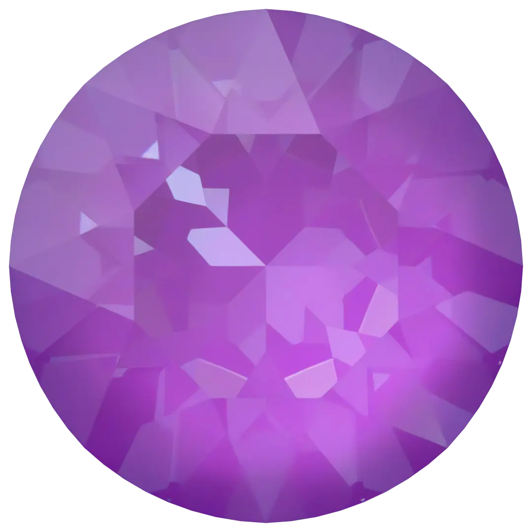 Serinity Chatons Round Stones (1028 & 1088) Crystal Electric Violet Ignite UNFOILED - Bluestreak Crystals