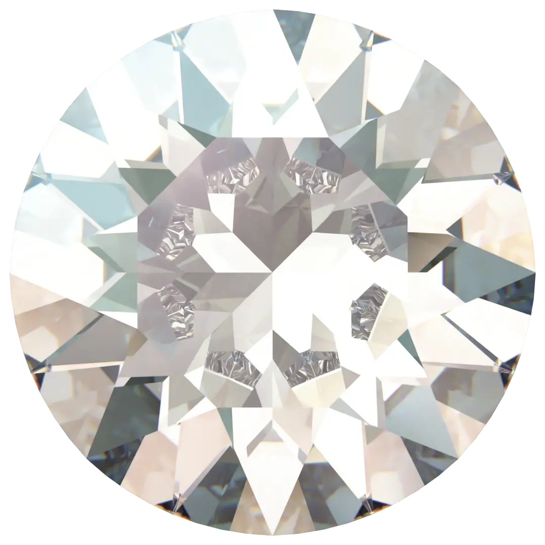 Serinity Chatons Round Stones (1028 & 1088) Crystal Moonlight - Bluestreak Crystals