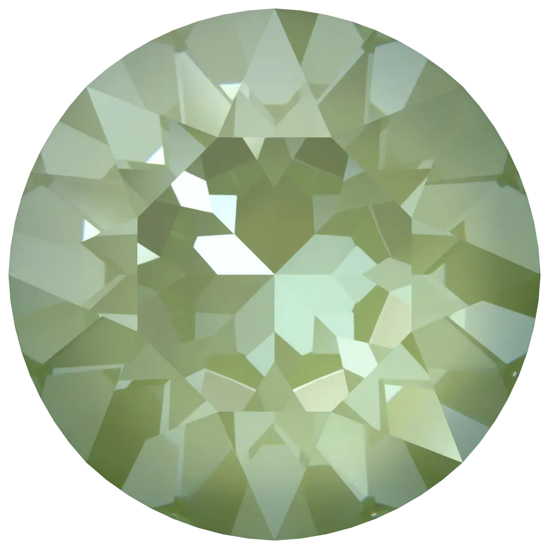 Serinity Chatons Round Stones (1028 & 1088) Crystal Paradise Green Lux - Bluestreak Crystals