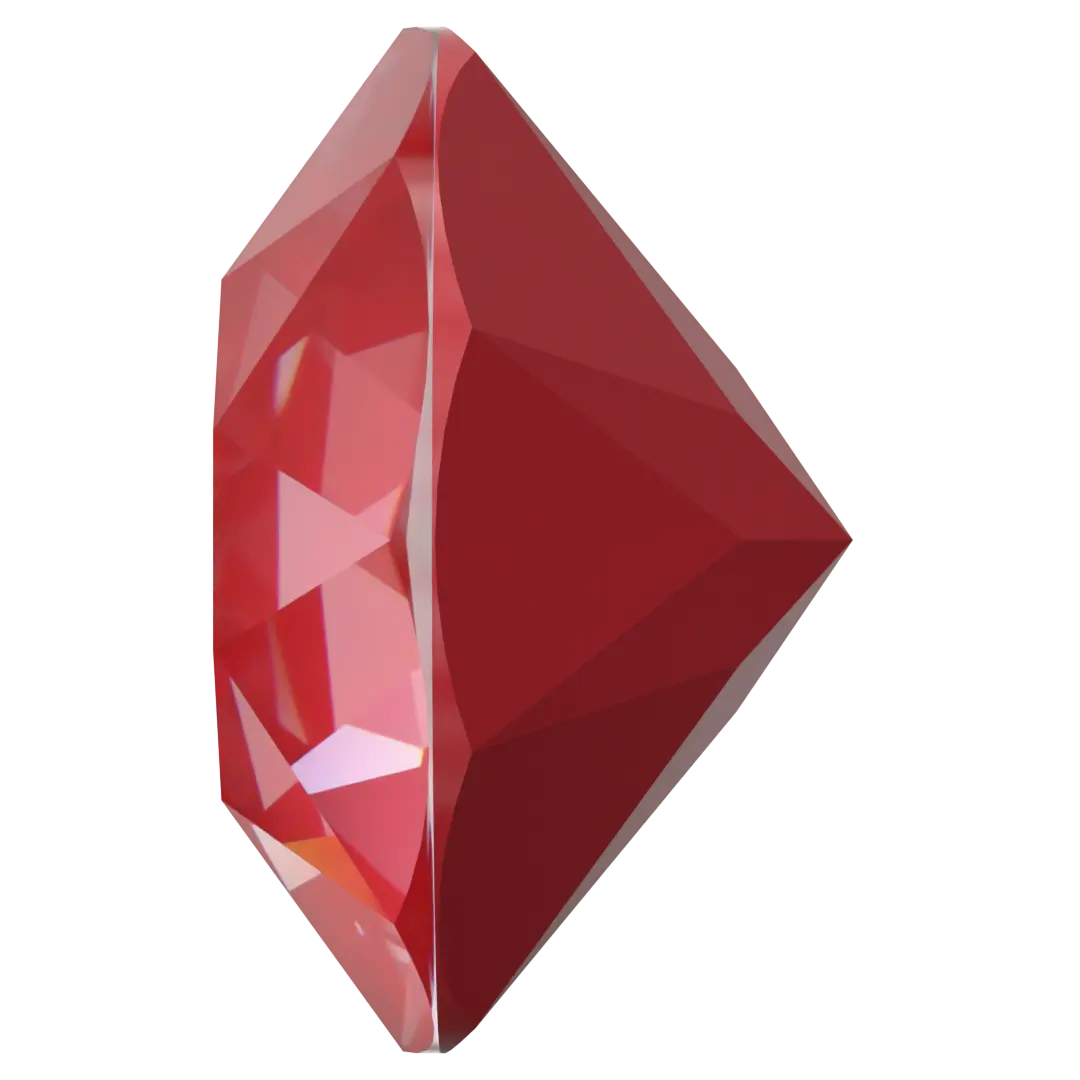 Serinity Chatons Round Stones (1028 & 1088) Crystal Poppy Red Ignite UNFOILED - Bluestreak Crystals