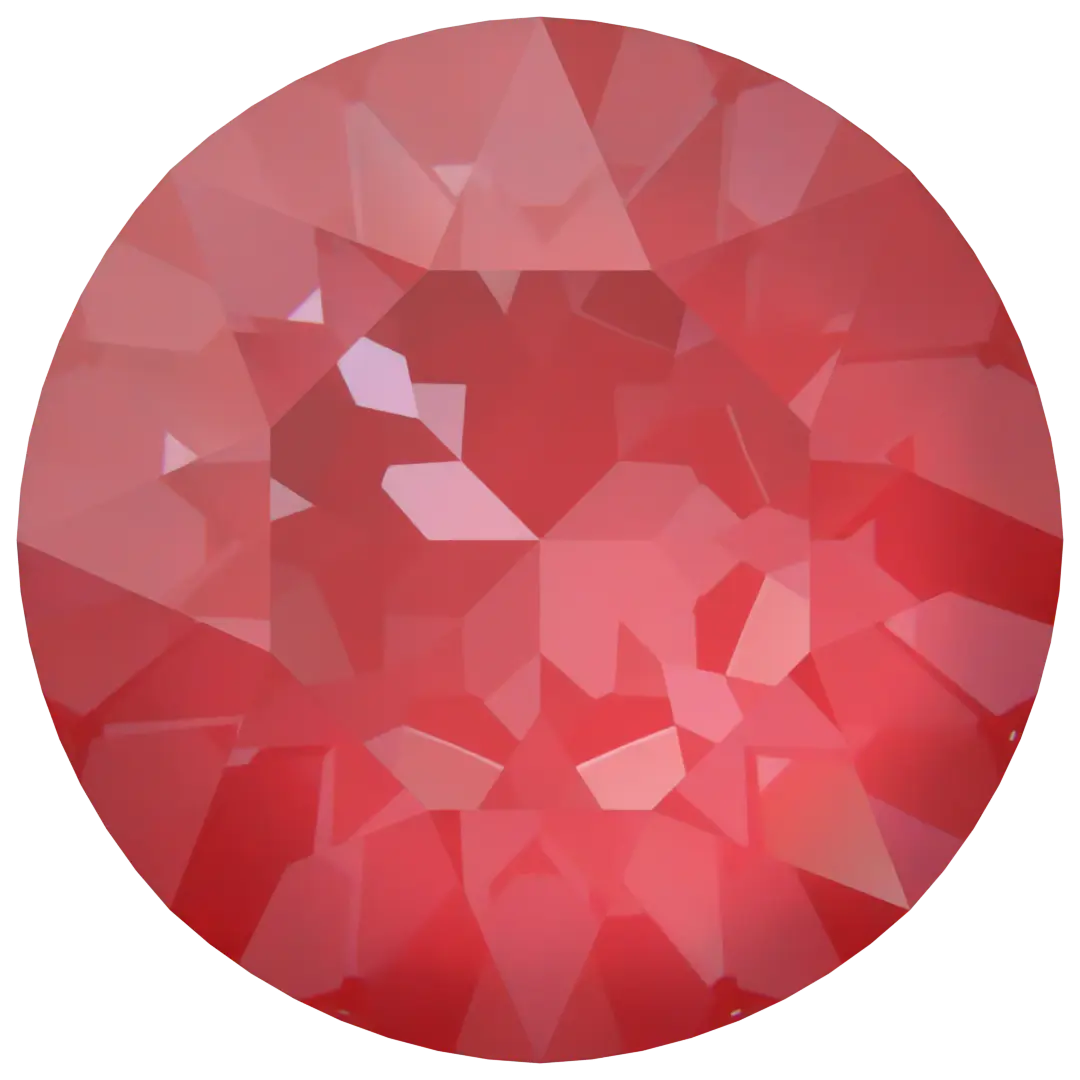 Serinity Chatons Round Stones (1028 & 1088) Crystal Poppy Red Ignite UNFOILED - Bluestreak Crystals