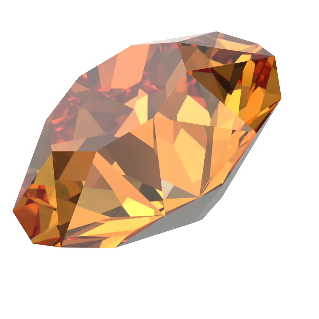 Serinity Chatons Round Stones (1028 & 1088) Dark Orange - Bluestreak Crystals