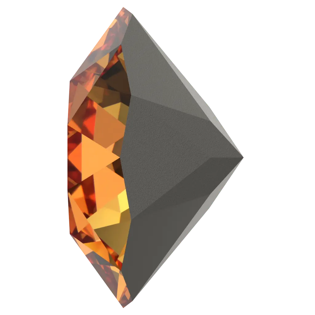 Serinity Chatons Round Stones (1028 & 1088) Dark Orange - Bluestreak Crystals