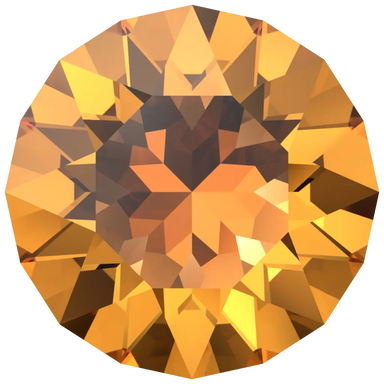 Serinity Chatons Round Stones (1028 & 1088) Dark Orange - Bluestreak Crystals