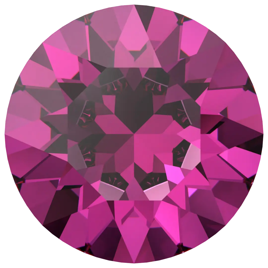 Serinity Chatons Round Stones (1028 & 1088) Dark Rose - Bluestreak Crystals