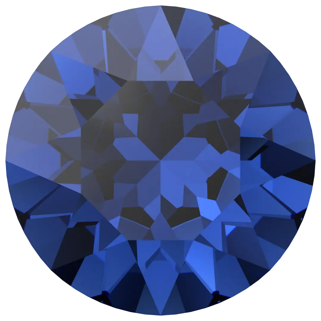 Serinity Chatons Round Stones (1028 & 1088) Dark Sapphire - Bluestreak Crystals