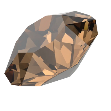 Serinity Chatons Round Stones (1028 & 1088) Light Smoked Topaz - Bluestreak Crystals