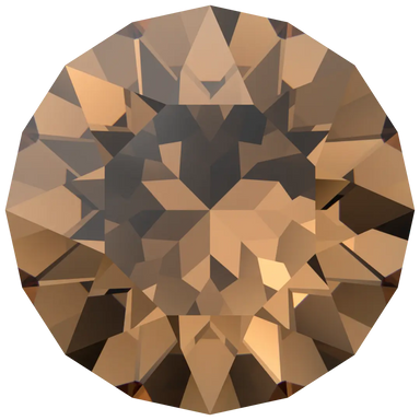 Serinity Chatons Round Stones (1028 & 1088) Light Smoked Topaz - Bluestreak Crystals