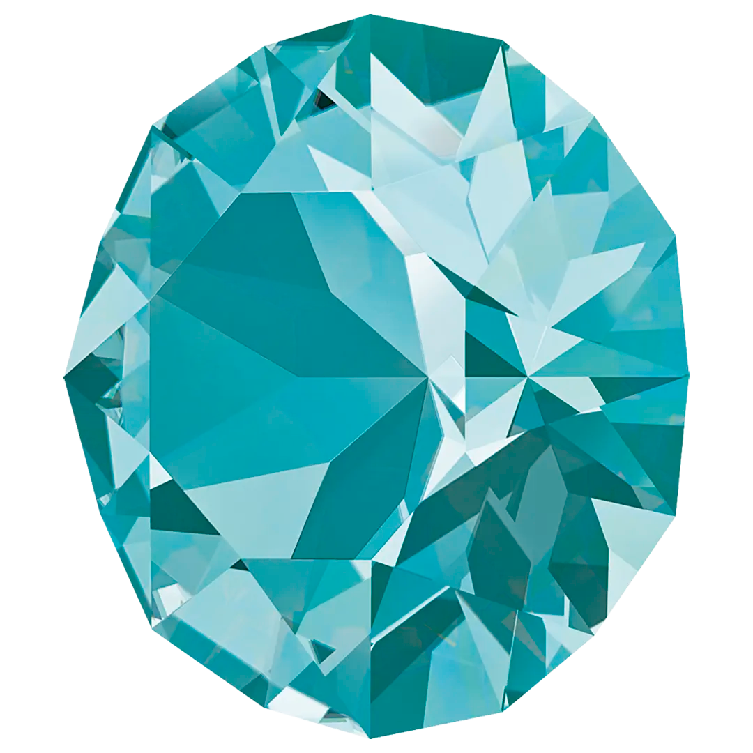 Serinity Chatons Round Stones (1028 & 1088) Light Turquoise - Bluestreak Crystals