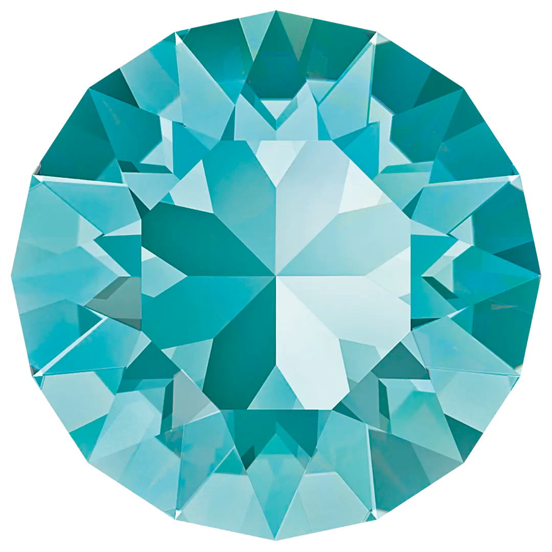 Serinity Chatons Round Stones (1028 & 1088) Light Turquoise - Bluestreak Crystals