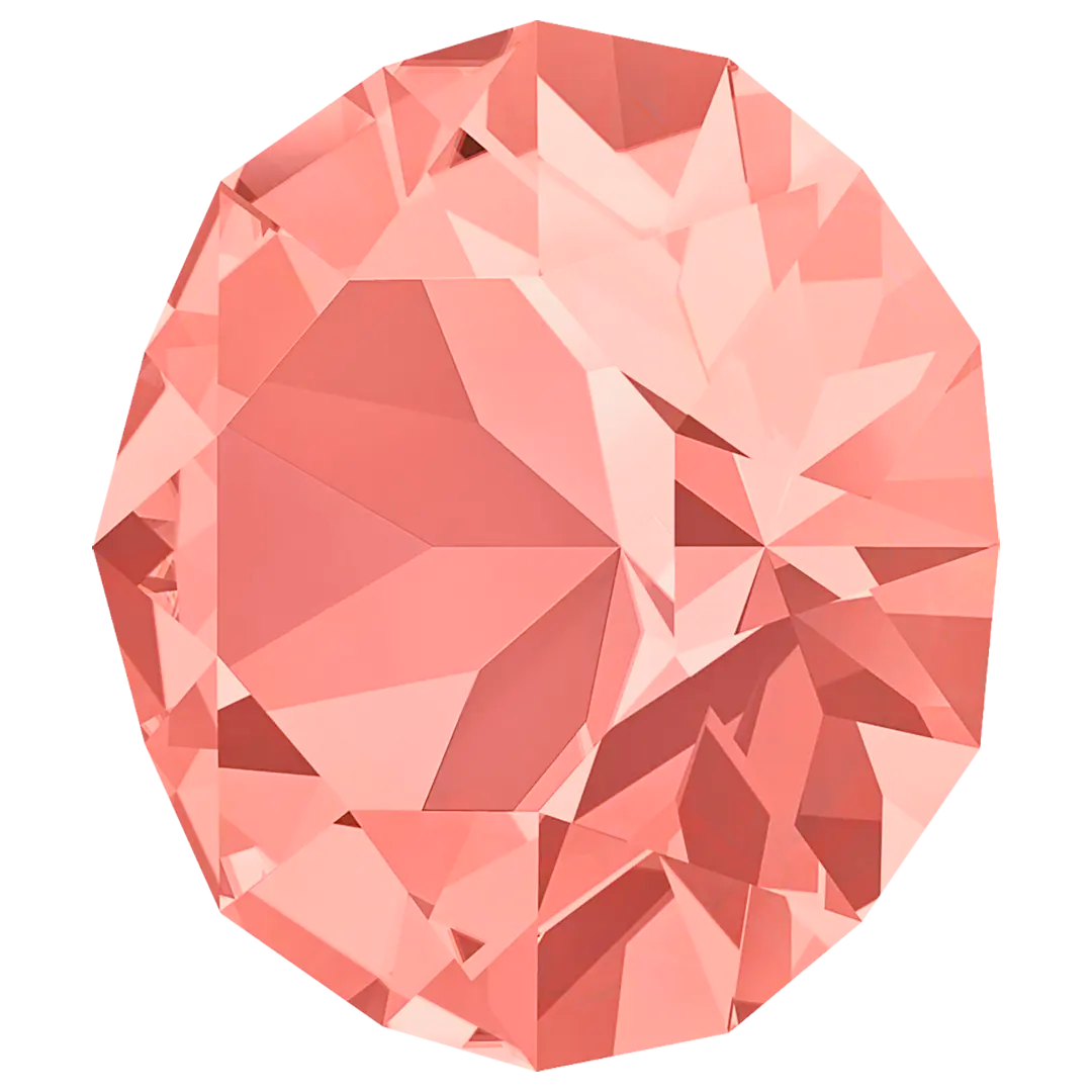 Serinity Chatons Round Stones (1028 & 1088) Rose Peach - Bluestreak Crystals