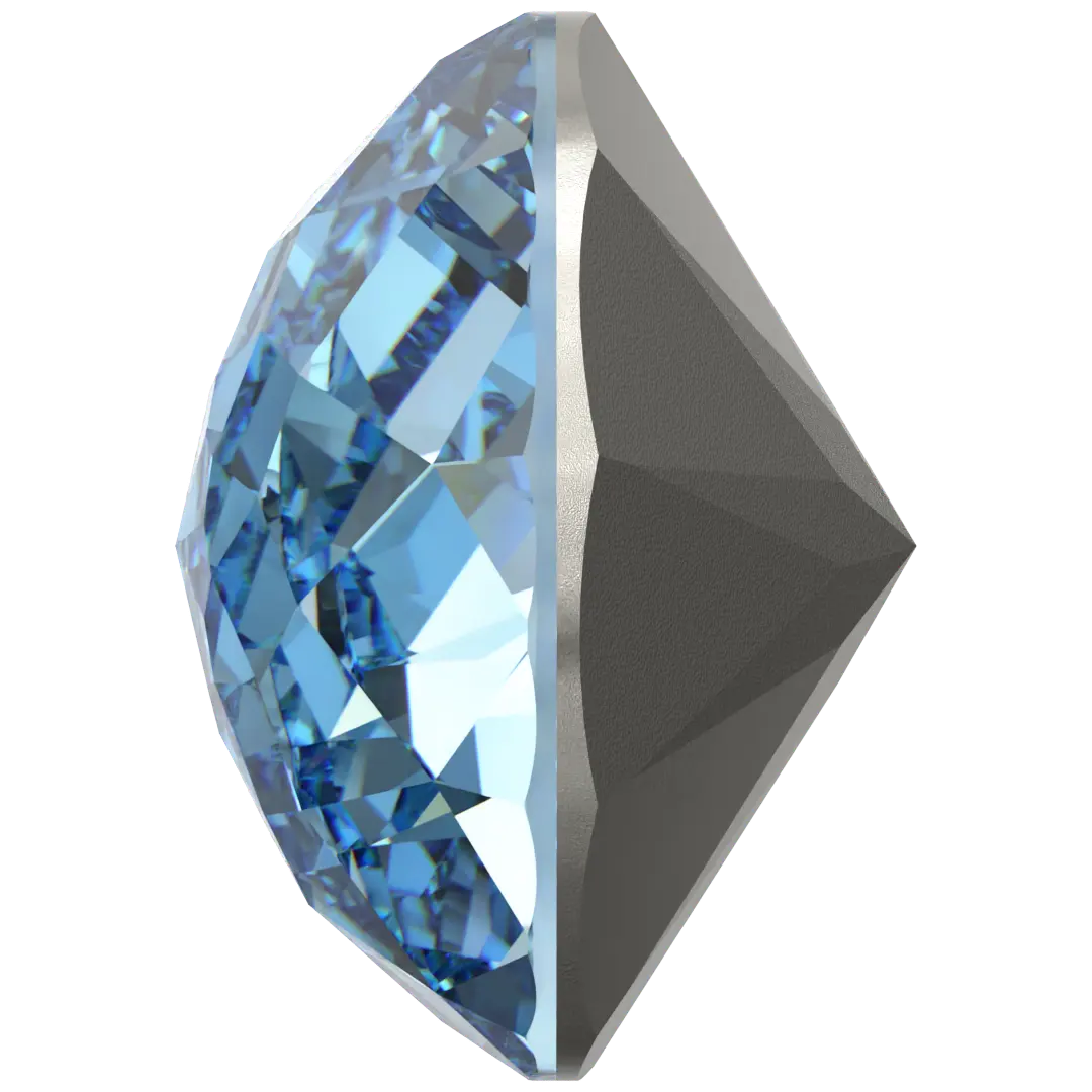 Serinity Chatons Round Stones Brilliant (1400) Aquamarine - Bluestreak Crystals