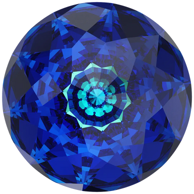 Serinity Chatons Round Stones Brilliant (1400) Crystal Bermuda Blue - Bluestreak Crystals