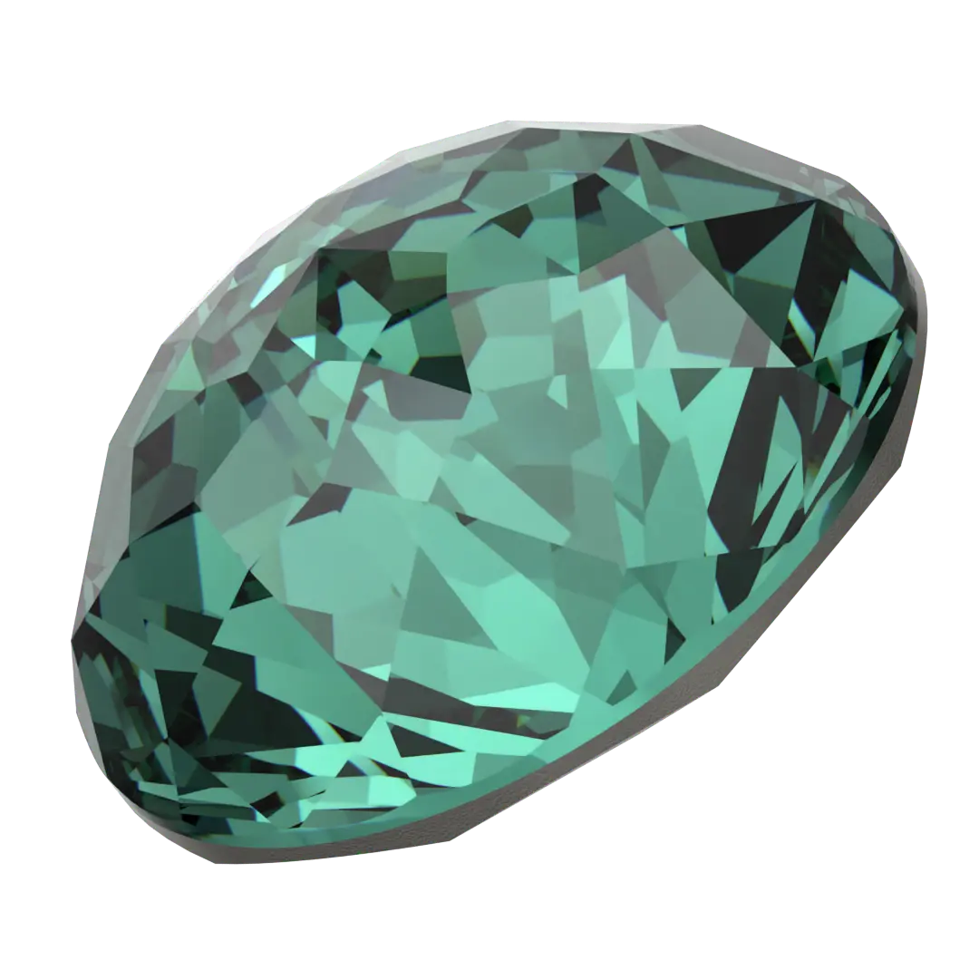Serinity Chatons Round Stones Brilliant (1400) Emerald - Bluestreak Crystals