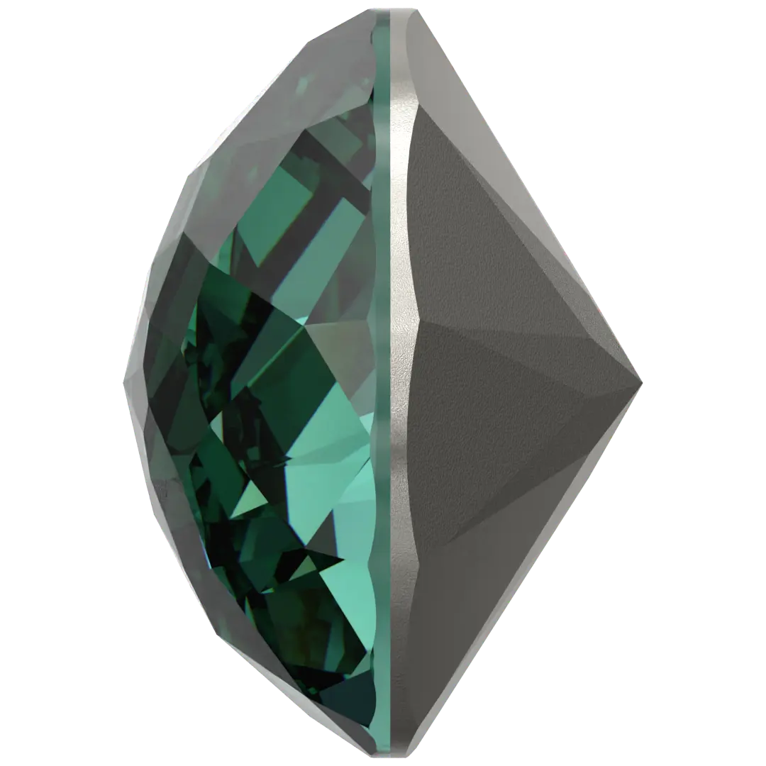 Serinity Chatons Round Stones Brilliant (1400) Emerald - Bluestreak Crystals