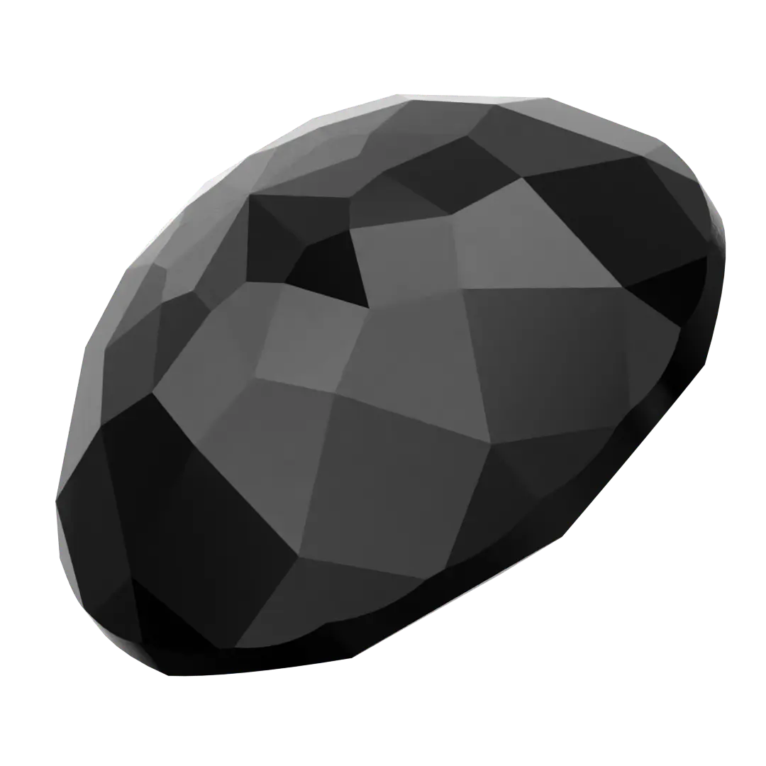 Serinity Chatons Round Stones Brilliant (1400) Jet UNFOILED - Bluestreak Crystals